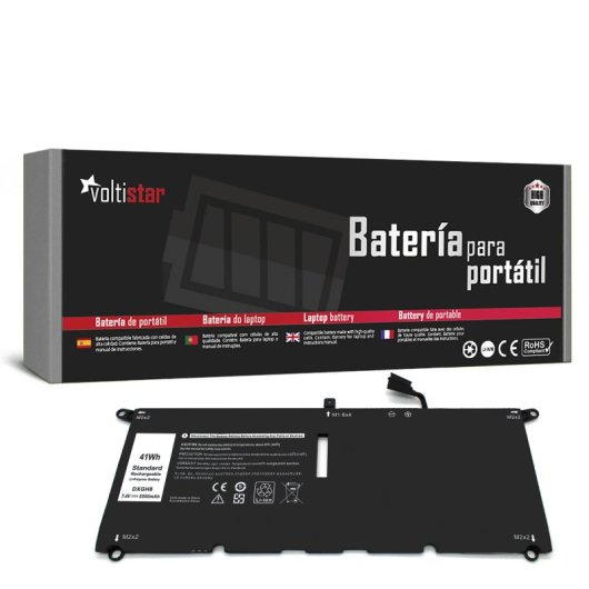 Voltistar Batería para Portátil Dell XPS 13 9370 9380 INSPIRON 13 5390 7390 7391 G8VCF DXGH8 H754V