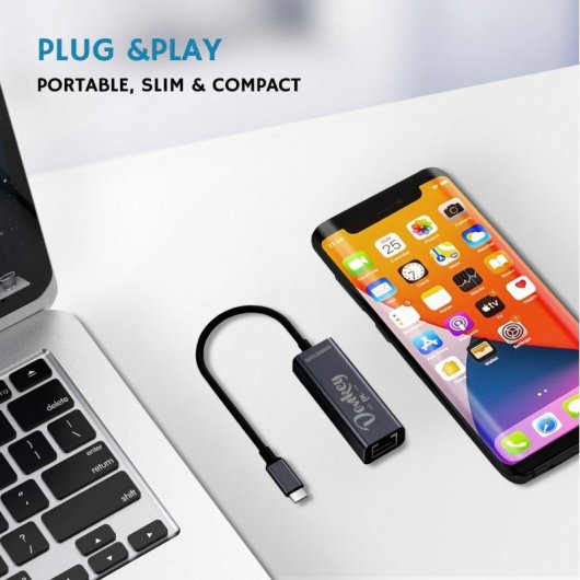 Donkey Pc DONKTC1000 Adaptador de Rede USB-C