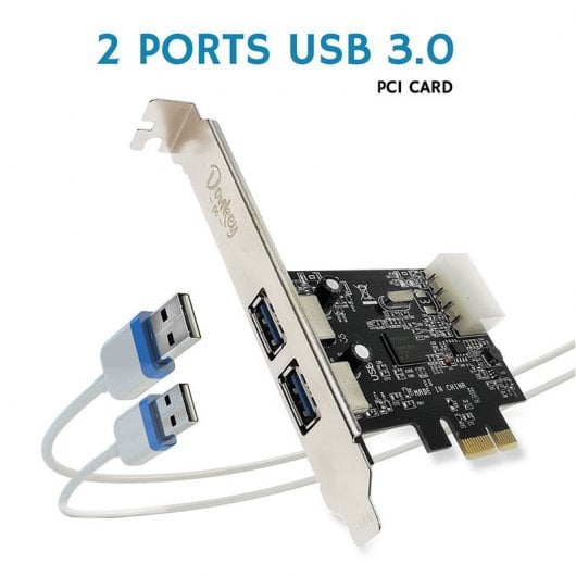 Donkey Pc DONKPCIE2P3 Tarjeta PCIe 2 Puertos USB 3.0