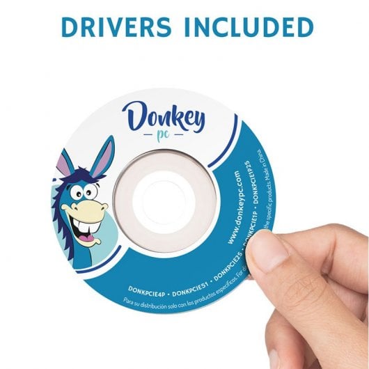 Donkey Pc Tarjeta PCIe Puerto Paralelo