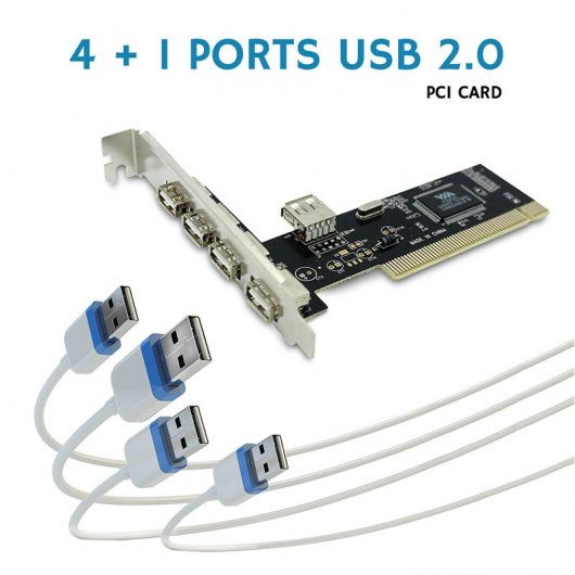 Donkey Pc DONKPCI4P Tarjeta PCI 4 Puertos USB