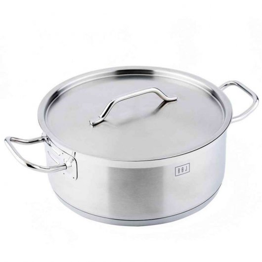 BOJ Premium Batería de Cocina 9 Piezas Acero Inoxidable