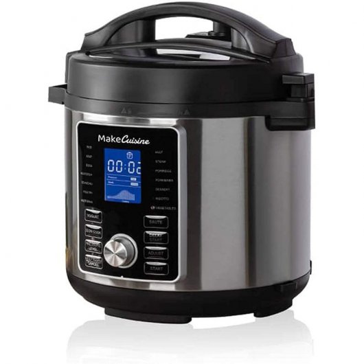 MakeCuisine Topchef Olla Eléctrica a Presión 2 en 1 Negra