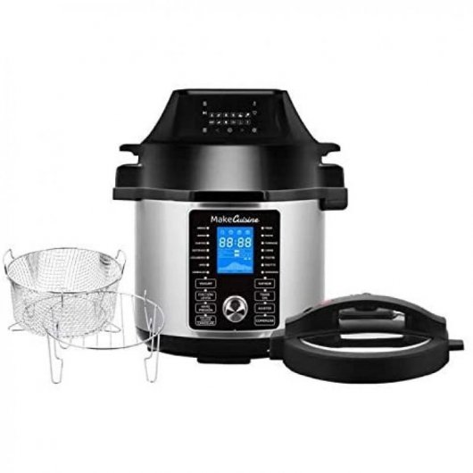 MakeCuisine Topchef Olla Eléctrica a Presión 2 en 1 Negra