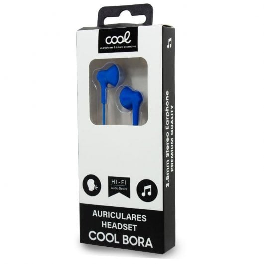 Cool Bora Auriculares Azuis