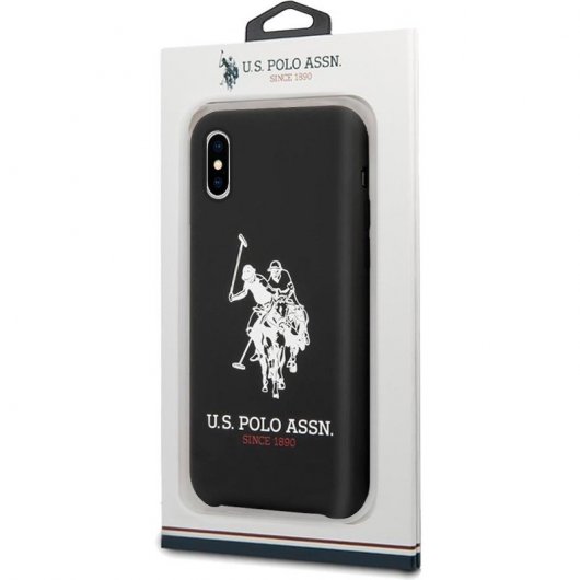 Étui cool avec licence Polo Ralph Lauren noir pour iPhone X/iPhone XS