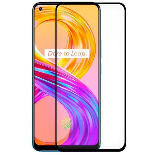 Cool Protector Cristal Templado 3D Negro para Realme 8 / 8 Pro