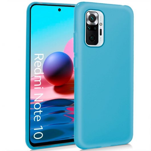 Cool Funda Silicona Celeste para Xiaomi Redmi Note 10 Pro