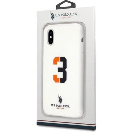 Étui cool avec licence Polo Ralph Lauren blanc pour iPhone X/iPhone XS
