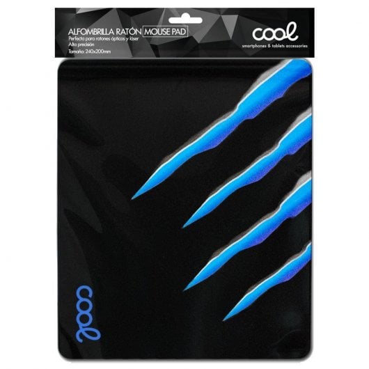 Cooles blaues Gaming-Mauspad