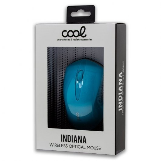 Cool Indiana Ratón Inalámbrico Azul