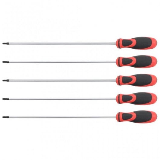 VidaXL Pack 5 Destornilladores Torx
