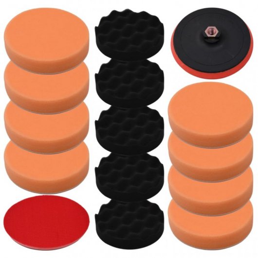 VidaXL Juego Esponjas de Pulido 14 Piezas