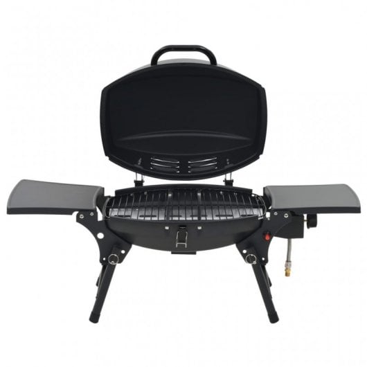 VidaXL Barbacoa Portátil de Gas Plegable Negra