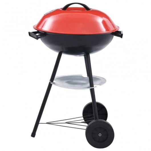 VidaXL Barbecue à charbon portable XXL Rouge