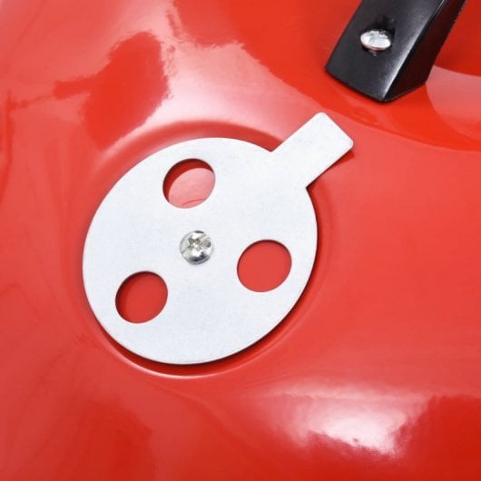 VidaXL Barbecue à charbon portable XXL Rouge