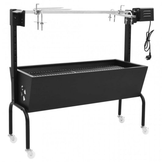 VidaXL Barbacoa Eléctrica 15W Negra
