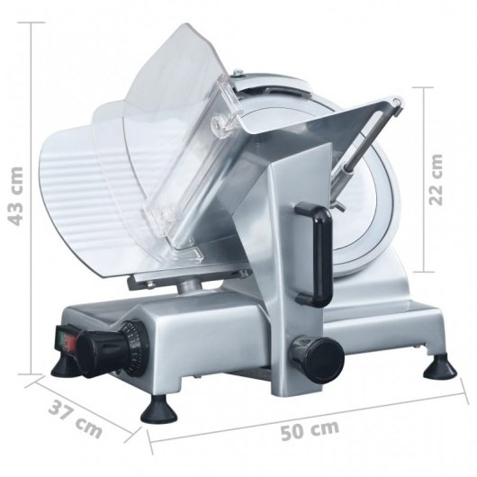 VidaXL Cortafiambres Profesional 120W Aluminio