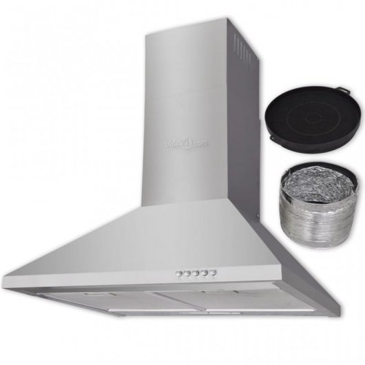 VidaXL Campana Decorativa 60cm D Acero Inoxidable
