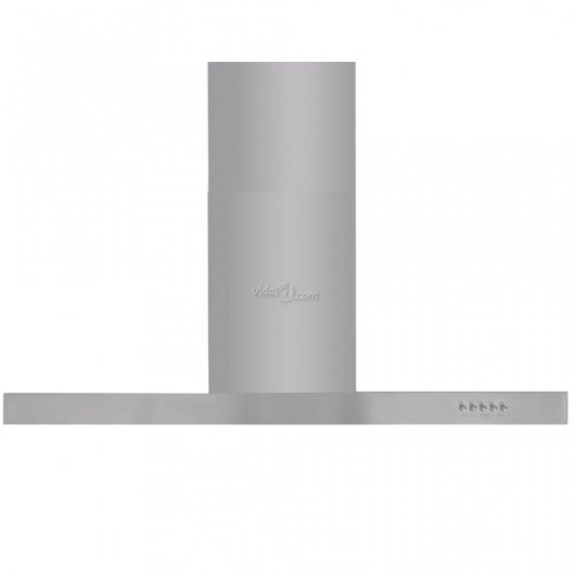 VidaXL Campana Extractora Decorativa 90cm D Acero Inoxidable