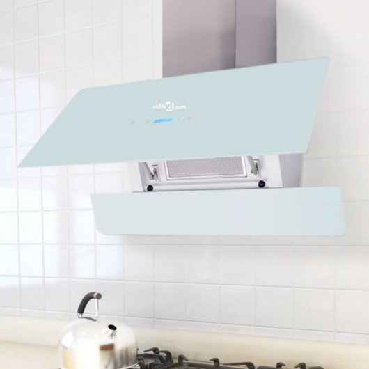 VidaXL Campana Decorativa 90cm B Blanco