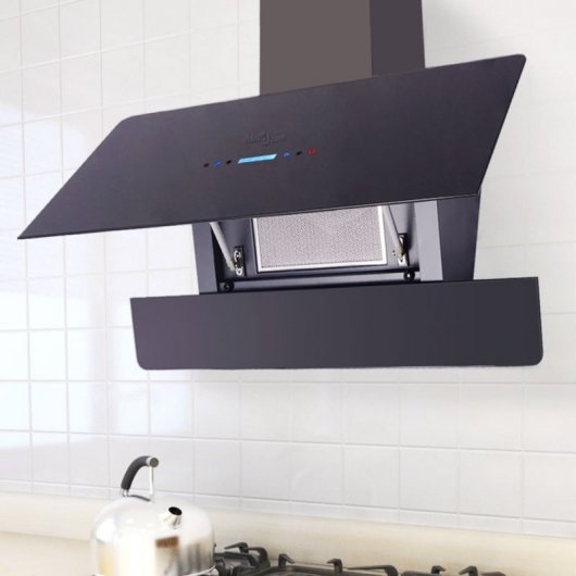 VidaXL Campana Decorativa 90cm D Negro