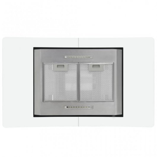 VidaXL Campana Decorativa 90cm Acero/Cristal