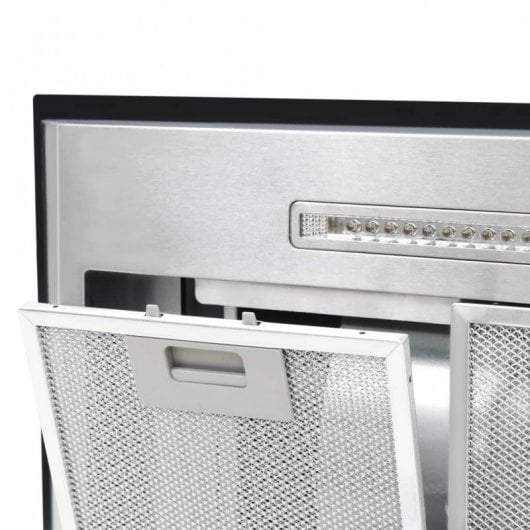 VidaXL Campana Decorativa 90cm Acero/Cristal