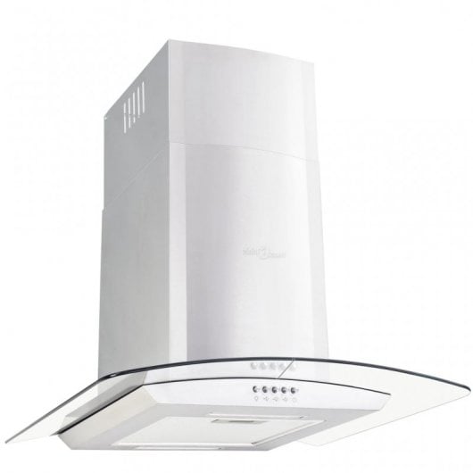 VidaXL Campana Decorativa 60cm D Acero Inoxidable/Cristal