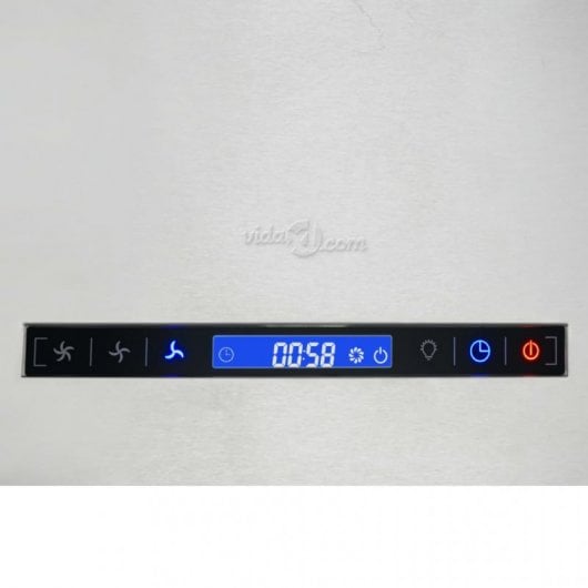 VidaXL Campana Decorativa de Isla 55cm D Acero Inoxidable