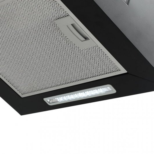 VidaXL Campana Decorativa de Isla 55cm Negro