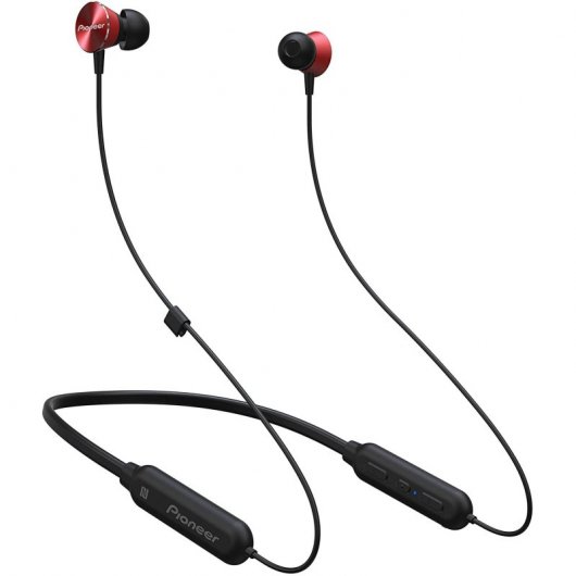 Pioneer SE-QL7BT Auriculares Bluetooth Rojos