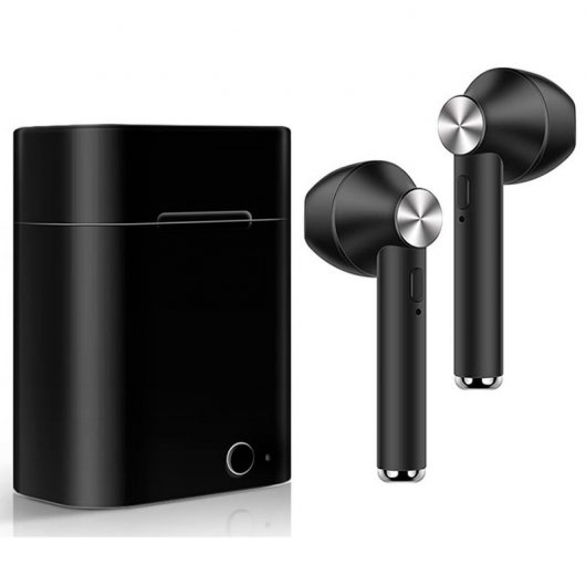 Akashi Earbuds Auriculares Bluetooth Negros