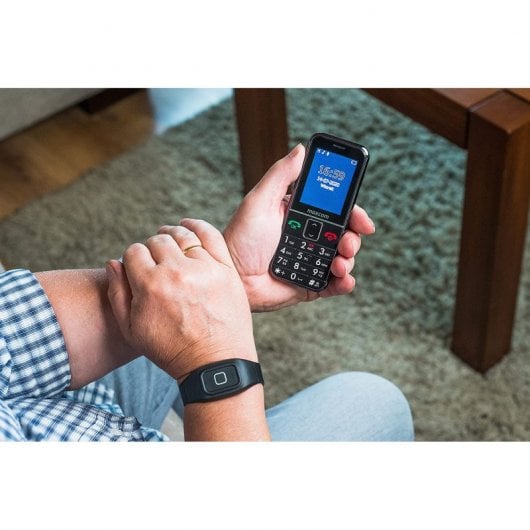 Maxcom Comfort MM735 Telefon für Senioren + SOS-Armband