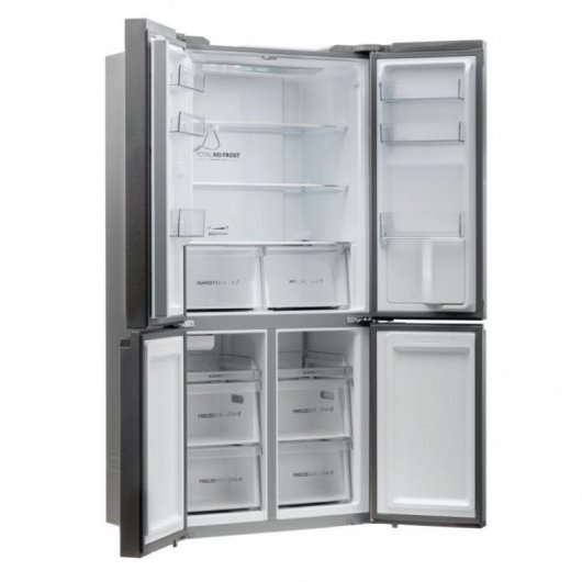 Haier HTF-520IP7 Frigorífico Americano F Acero Inoxidable
