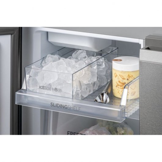 Haier HTF-520IP7 Frigorífico Americano F Acero Inoxidable