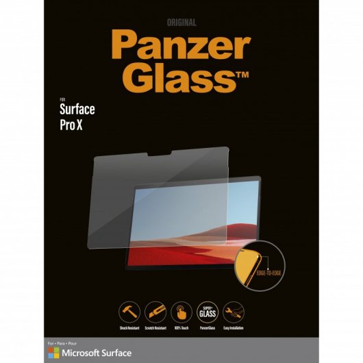 PanzerGlass Protector Cristal Templado para Microsoft Surface Pro X