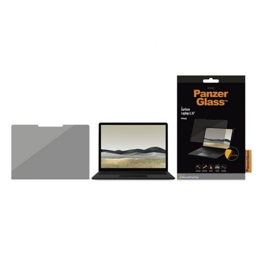 PanzerGlass Protector Cristal Templado Filtro de Privacidad para Microsoft Surface Laptop 3/Laptop 4 15"