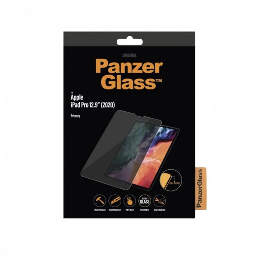 PanzerGlass Protector Cristal Templado Antibacteriano Filtro de Privacidad para iPad Pro 12.9" 2020/2021
