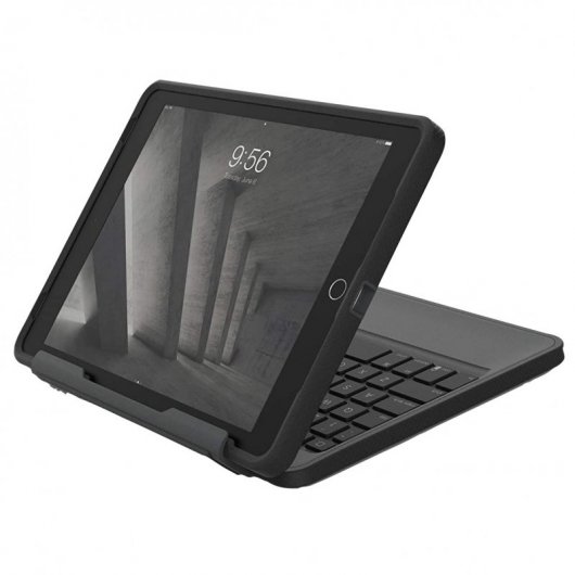 Zagg Rugged Book Funda con Teclado Negro para iPad Pro 9.7/iPad Air2/iPad Air