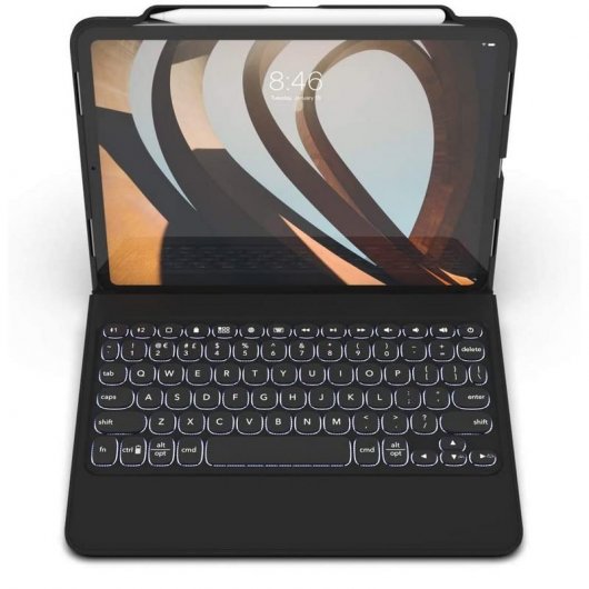 Zagg Rugged Book Go Funda con Teclado Negro para iPad Pro 11