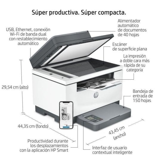 Multifonction HP M234sdw Laser Mono WiFi Duplex ADF Sécurité Avancée