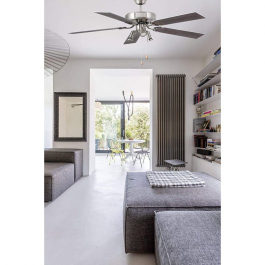 OLS Orginal Cabana Ventilador de Techo con Luz Gris