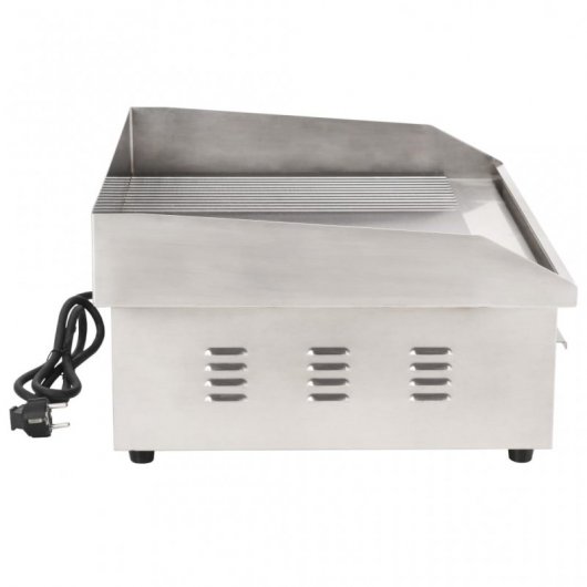 VidaXL Plancha de Asar Eléctrica 3000W Acero Inoxidable