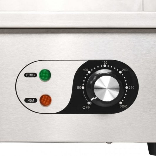 VidaXL Plancha de Asar Eléctrica 4400W Acero Inoxidable