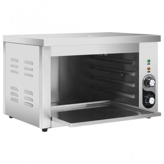 VidaXL Gastronorm Asador Eléctrico 3000W Acero Inoxidable