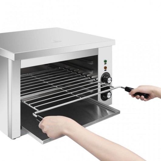 VidaXL Gastronorm Asador Eléctrico 3000W Acero Inoxidable