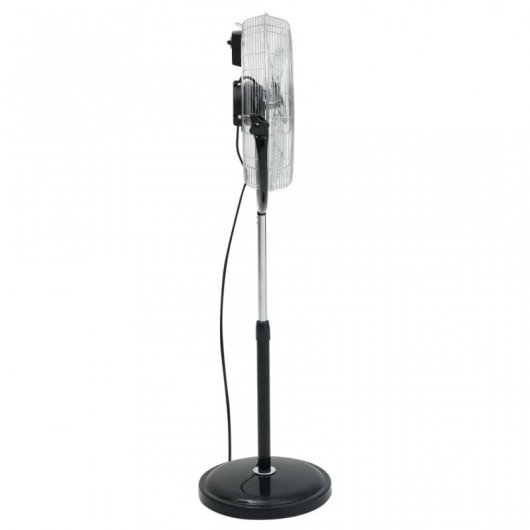 VidaXL Ventilador de Pie 100W Negro