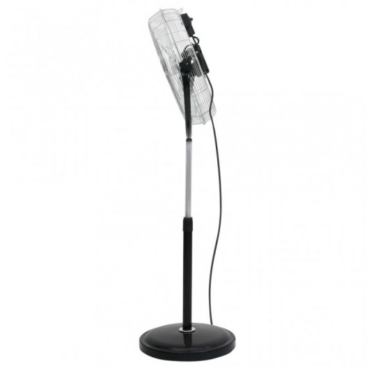 VidaXL Ventilador de Pie 100W Negro