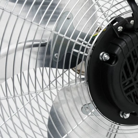 VidaXL Ventilador de Pie 100W Negro